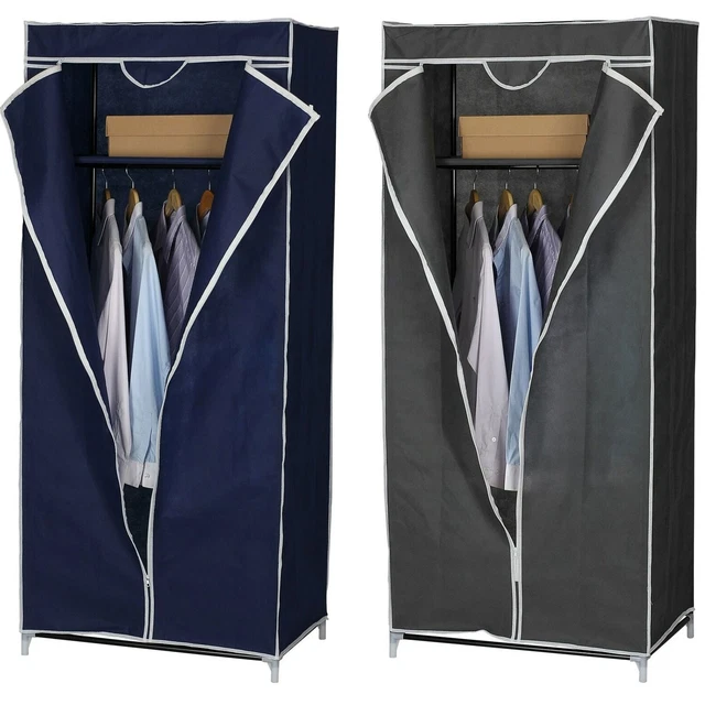 Armadio In Tessuto Stand Appendiabiti Da Terra Stender Porta Abiti Portatile