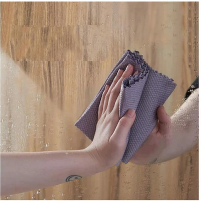 NanoScale Streak-Free Miracle Cleaning Cloths Magic Kitchen Rag Reusable USA 4