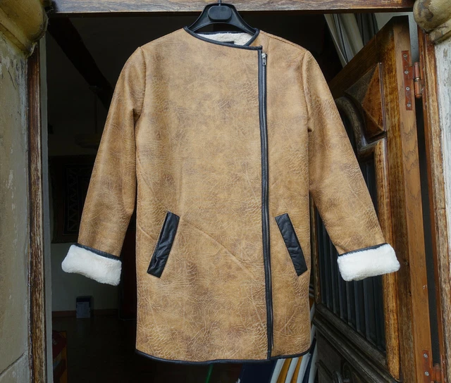 Veste Trois-quarts Femme Damart Doublée Ouatine - Taille 44, Couleur Beige, Occasion Très Bon état