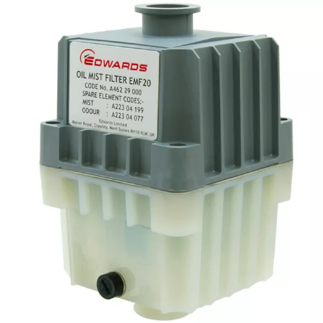 Edwards EMF20 Oil Mist Exhaust Filter for RV12 E1M18 E2M18 Vacuum Pumps