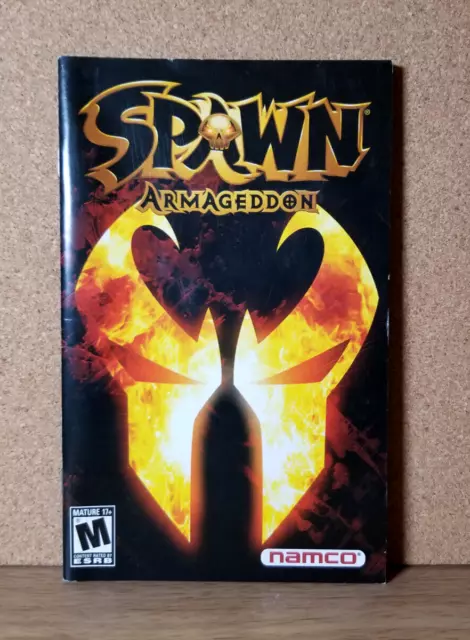 Spawn Armageddon PS2 Playstation 2 Instruction Manual Only