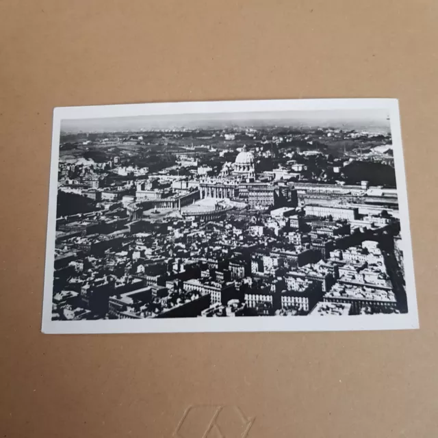 AK Vatikan Luftaufnahme 1950Stempel der österreichischen Zensurstelle