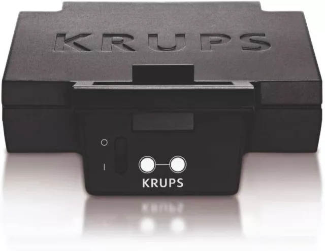 Krups Sandwichmaker FDK451 für gegrillte Sandwichtoasts in Dreiecksform Antihaft