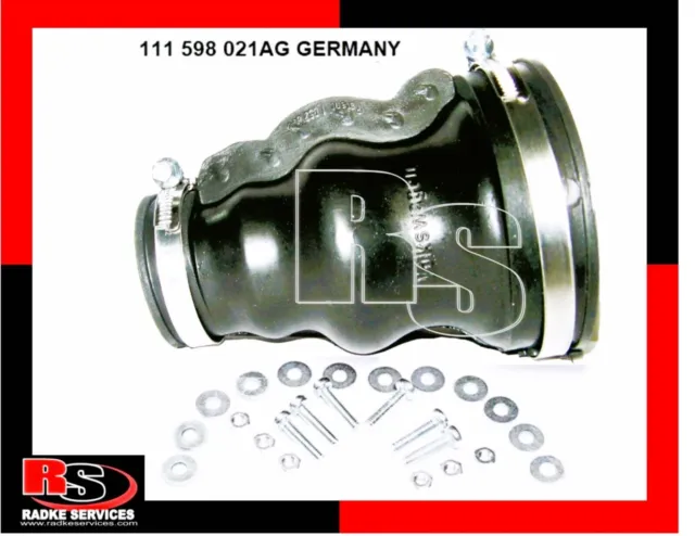 German VW Type 1 Swing Axle Boot Kit/ Porsche 356 Rear Screw Clamps 111598021AG