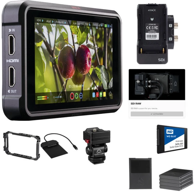 Atomos Ninja V 5" 4K HDMI Recording Monitor & Atomos AtomX SDI Module for Ninja