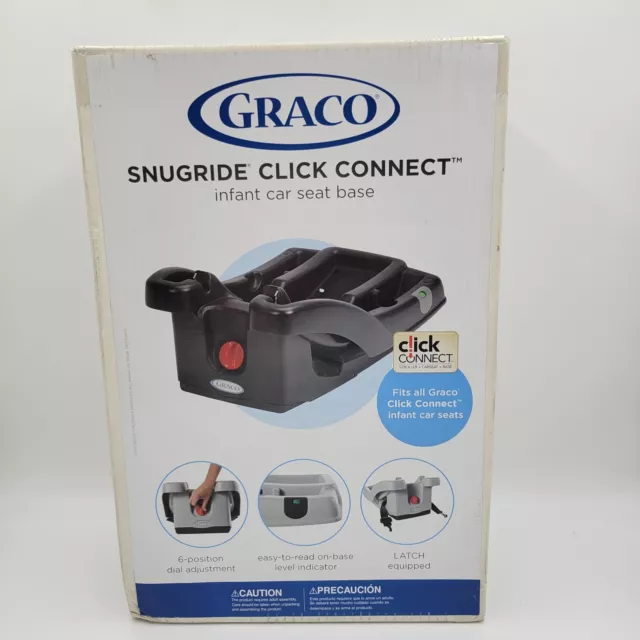 Graco SNUGRIDE Click Connect Infant Safe Car Seat Base Black 1855603 NEW IN BOX