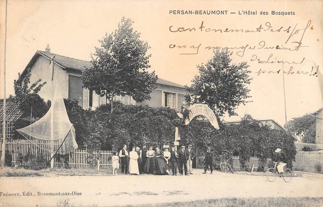 Cpa 95 Persan Beaumont L'hotel Des Bosquets