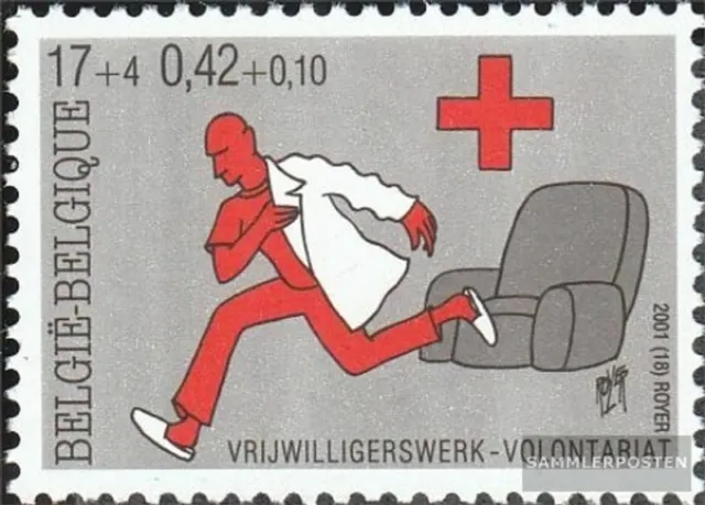 Belgien 3072 (kompl.Ausg.) postfrisch 2001 Rotes Kreuz