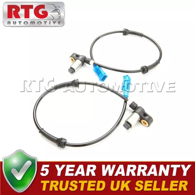 2x ABS Wheel Speed Sensors Front Fits Citroen Saxo (96-04) Peugeot 106 (91-03)