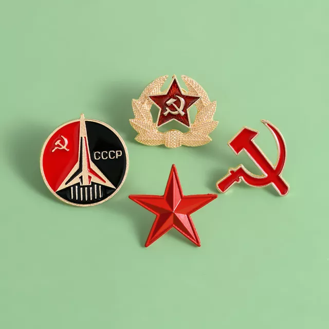 Spilla Distintivo Cccp Stella Rossa Spilla Falce Martello Spilla Stella A -