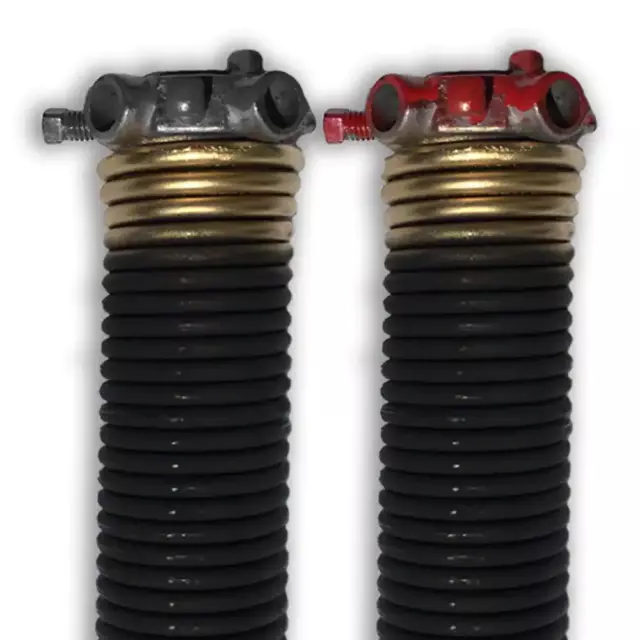 Dura-lift Torsion Springs Left Right Wound Pair Sectional Garage Door Gold 2x33