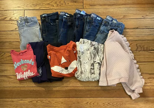 Girls Clothing Lot Size 5 To 6X Mixed Lot Of Girls Clothes Jeans Plus More