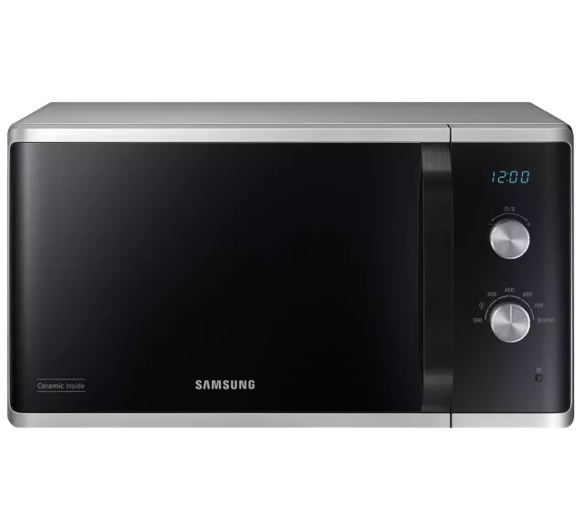 samsung micro-ondes solo 23l 800w silver ms23k3614as