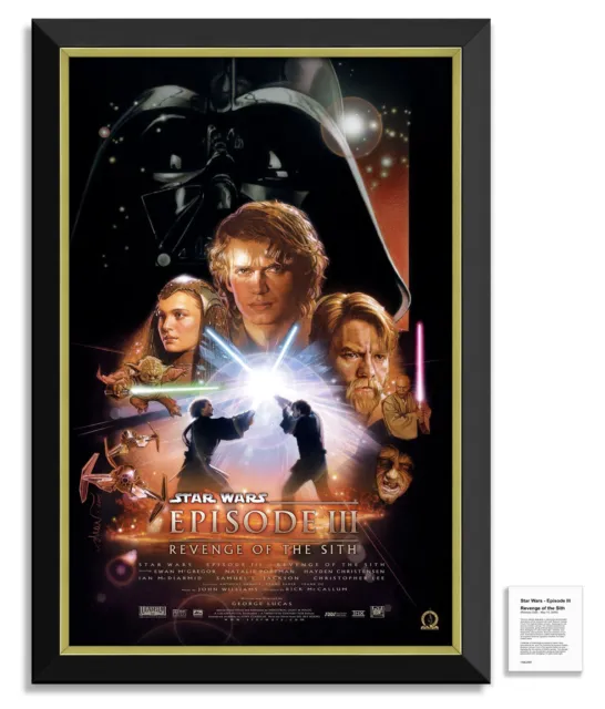 Star Wars Episode III - Revenge of the Sith Movie Poster - Framed Museum Canvas™