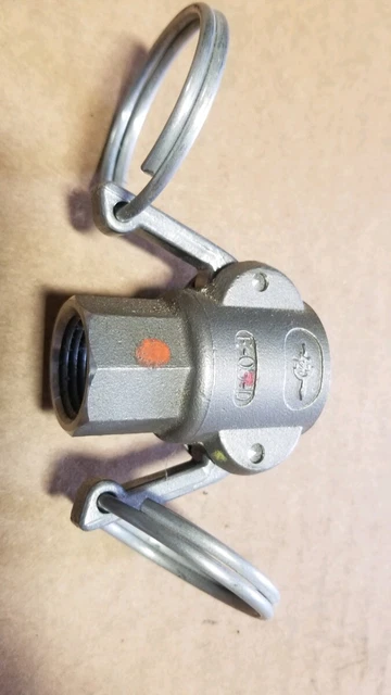 camlock Part D SS, 1/2"