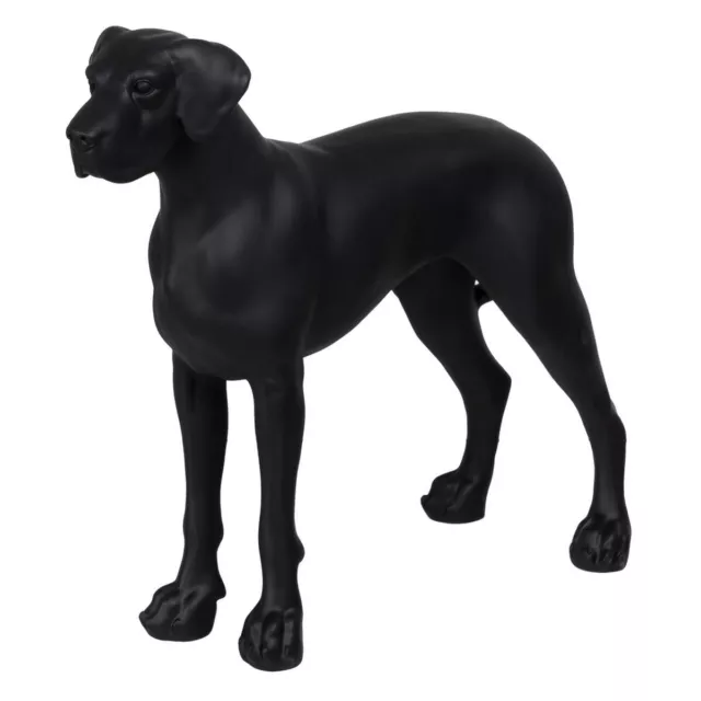 Deko-Figur Schwarz Hund 39 x 15 x 34,5 cm