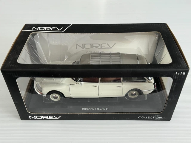 Miniature NOREV 1/43 – Citroën DS 21 Blanc Cassé – Échelle 1:43 – Occasion