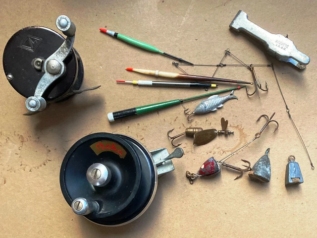 Gros Lot De Matériel De Pêche Ancien – Pour Pièces Ou Collection !