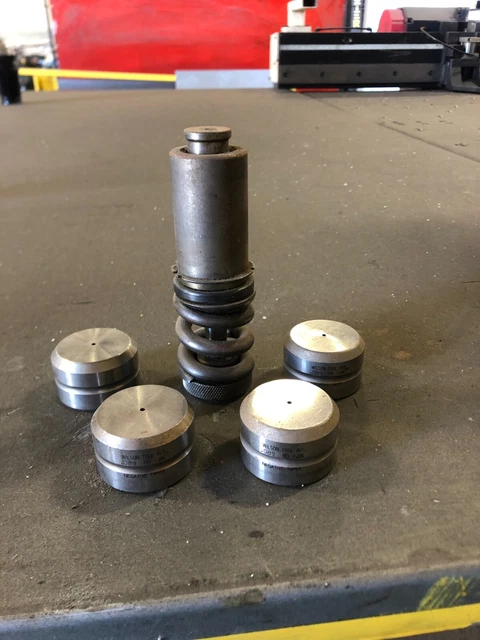 .89 Round Universal Punch and Die set for Strippit or other Punch Machines .89 Round Universal Punch and Die set for Strippit or other Punch Machines