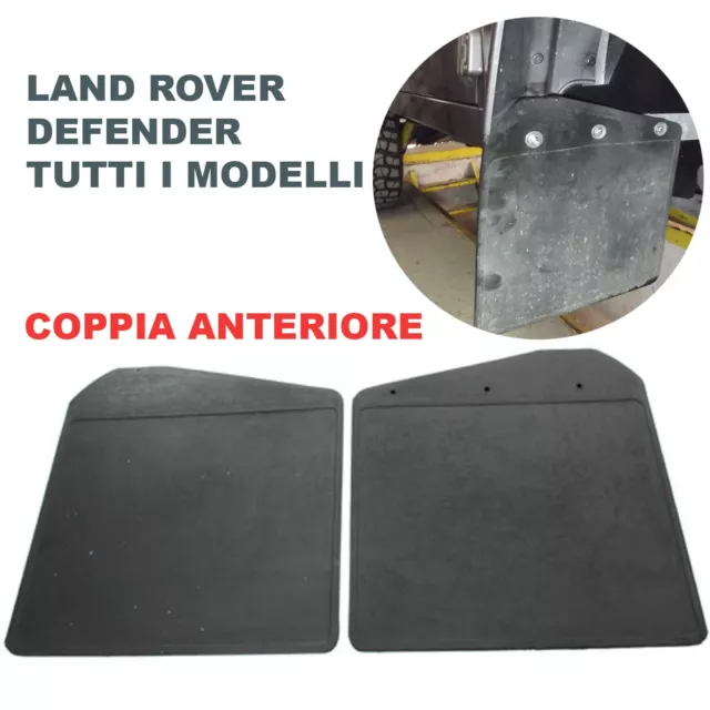 Kit Set Coppia 2 Paraspruzzi Anteriore Per Land Rover Discovery Defender 90 110