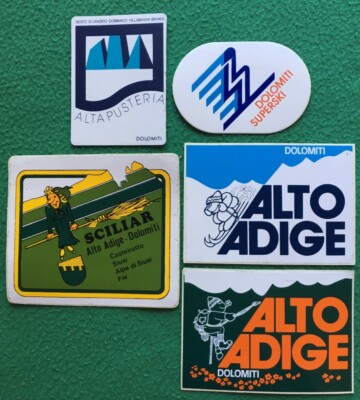 Adesivi Sticker bandiera trentino alto adige per Vetro e Metallo da 6 a 42 cm 