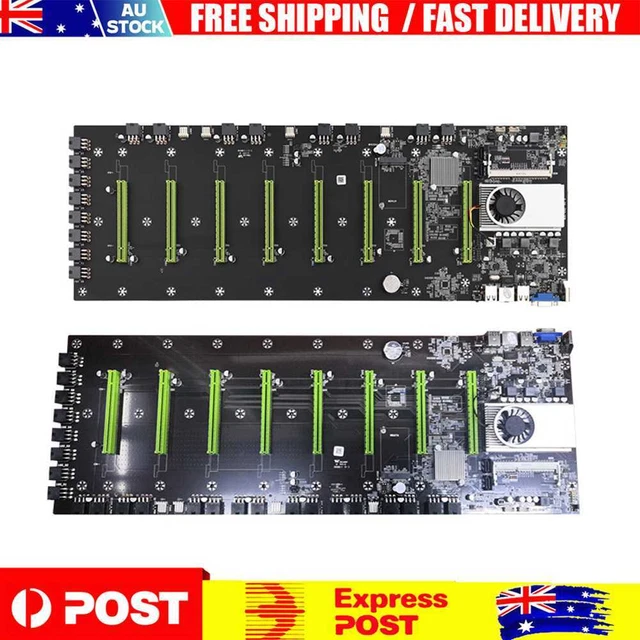 BTC-D37 Miner Mining Motherboard Expandable 8 PCIE 16X USB2.0 DDR3 SODIMM Slot