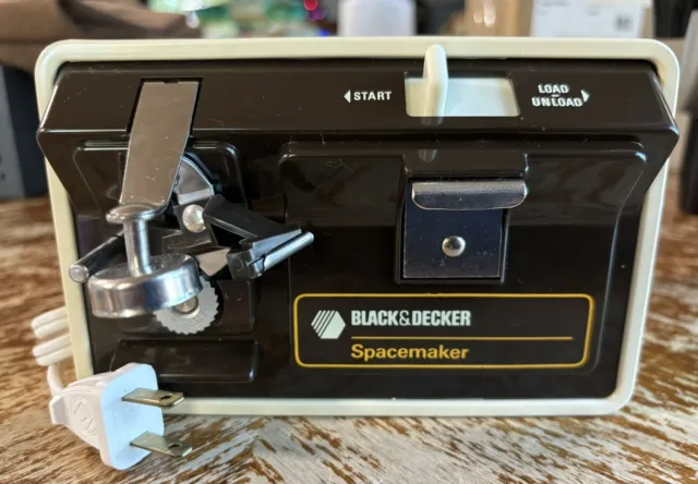 BLACK & DECKER Spacemaker Under Cabinet Can Opener EC-60G Tested