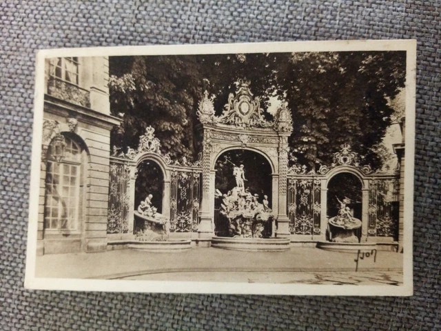 Cpa Nancy Place Stanislas Bassin De Neptune