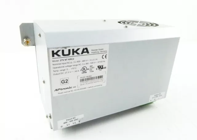 Kuka 27V Nt Krc2 (00-109-802) Power Supply