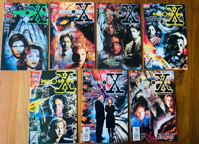 The X-Files Topps Comics #1 2 3 4 5 6 7 1995 VF