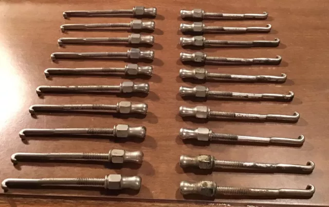 20 Vintage Banjo Hooks w/ Nuts