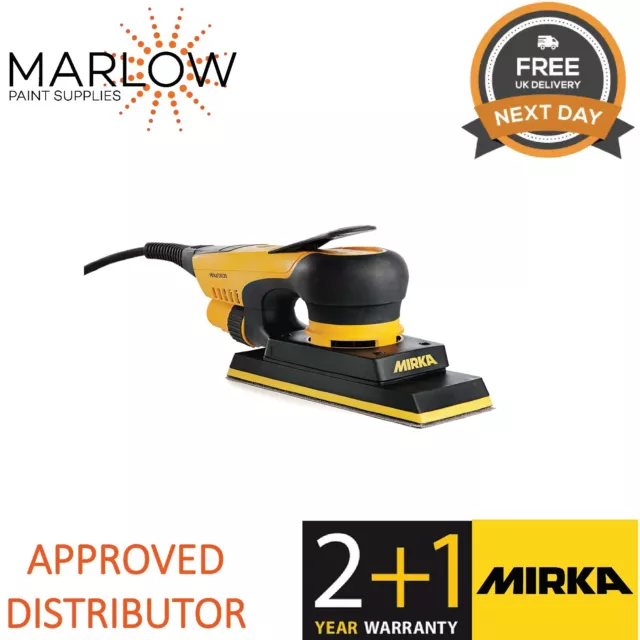 MIRKA DEOS 383CV 220-240V ELECTRIC ORBITAL SANDER GRIP 3.0MM ORBIT 70 x 198m