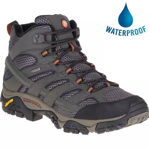 Merrell Moab 2 Mid GTX Gore-Tex Waterproof Mens Walking Hiking Boots Size 7-13