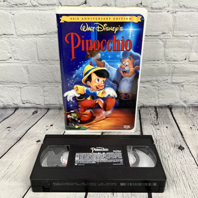 Walt Disney’s Pinocchio VHS Movie 18679 - 60th Anniversary Edition