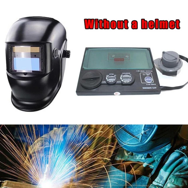 Schermo LCD solare auto dimmerabile casco saldatura obiettivo con schermo DIN9 DIN13