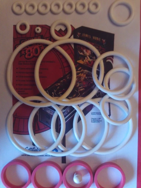 Kit D'élastiques Pour Flipper Gottlieb Clown - Kit De Rechange En Caoutchouc Pour Pinball, Neuf