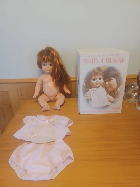 Vintage  Ideal Toy Corp  Baby Crissy Doll  24”