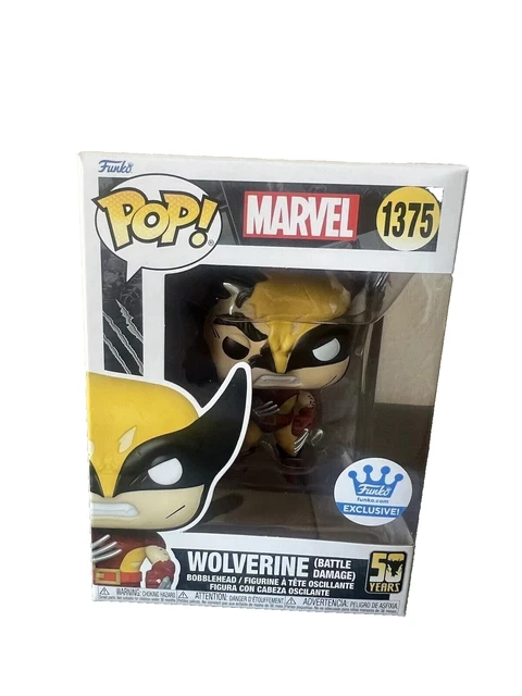 Funko Pop! Marvel: Wolverine *Battle Damage Shop Exclusive, Ca. 10,8 Cm – Sammlerfigur