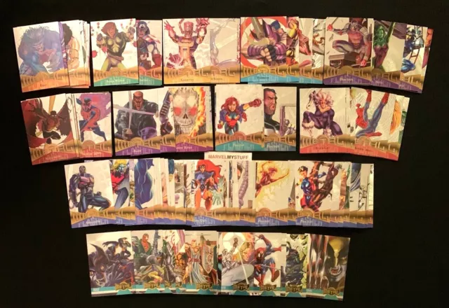 1995 Fleer Marvel Metal Silver Flashers Card Singles You Choose Flasher Cards