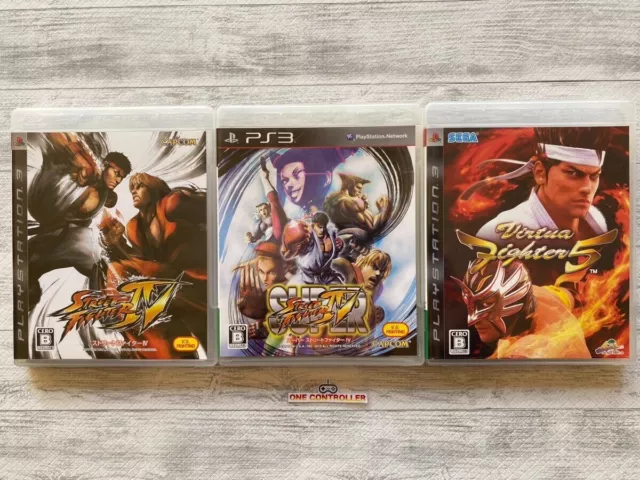 SONY PS3 Street Fighter & Super Street Fighter IV & Virtua Fighter 5 from Japan