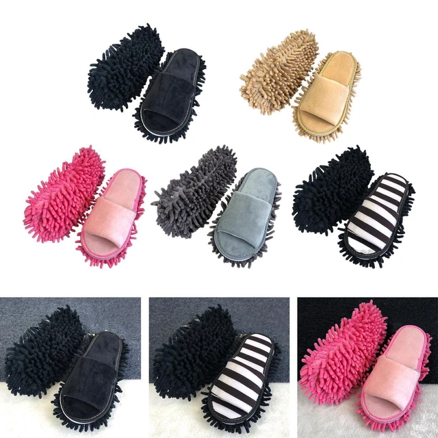 Pantofole Mocio, Unisex Pratico Strumento di Pulizia per Pavimento Bagno Polvere/*
