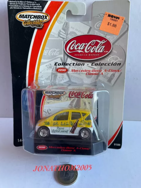 MATCHBOX COLLECTIBLES - COLLECTION COCA COLA - MERCEDES BENZ CLASSE A au 1/64 °