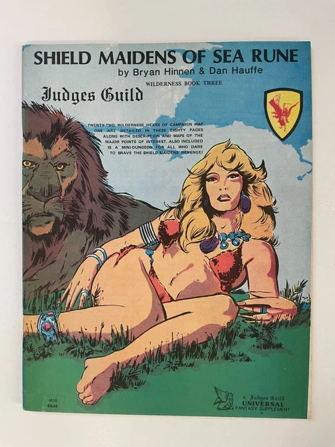 Judges Guild *Shield Maidens of Sea Rune: Wilderness Book 3* vintage RPG