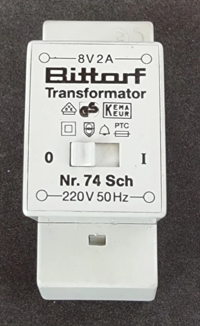 Bittorf Transformator Nr. 74 mit Schalter