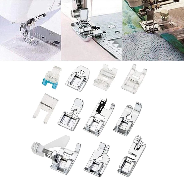 NEW PREMIUM MACHINE Foot Domestic Sewing Machine Foot Feet Snap On For ...