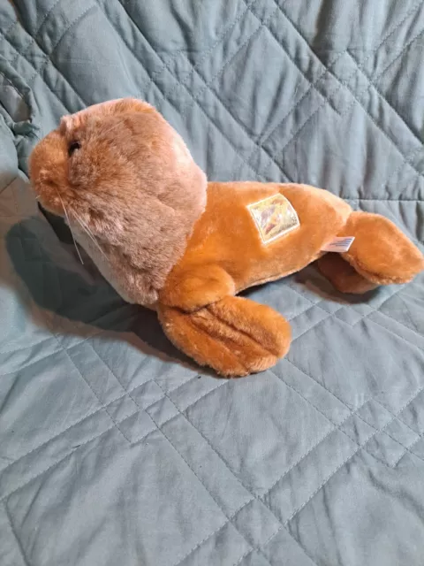 Collectible Northern Sea Lion Plush USPS Stuffed Animal Toy 25 cent Stamp 1990