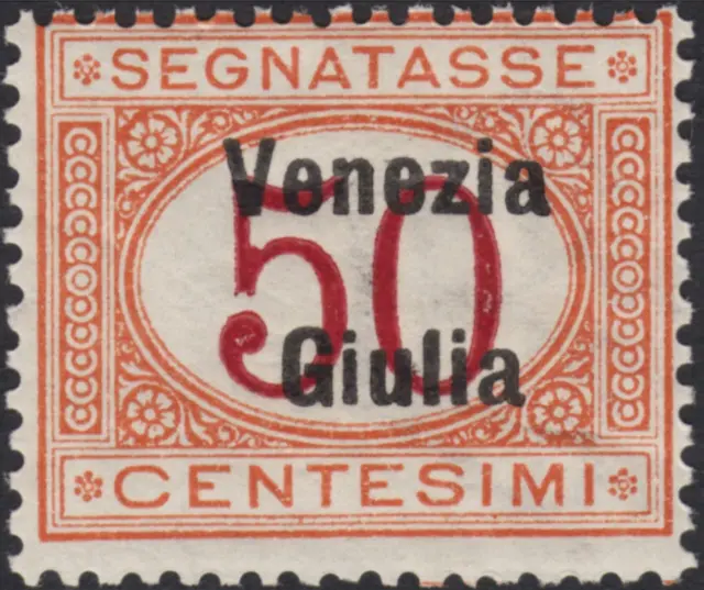 Italy 1918 - Venezia Giulia Sassone Tax n.6 MNH** cv 1050$  Certificate
