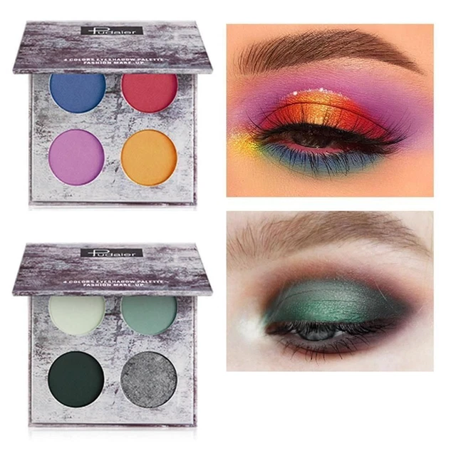 Paleta de sombras de ojos de maquillaje impermeable para maquillaje de ojos paleta de sombras de ojos de colores ricos