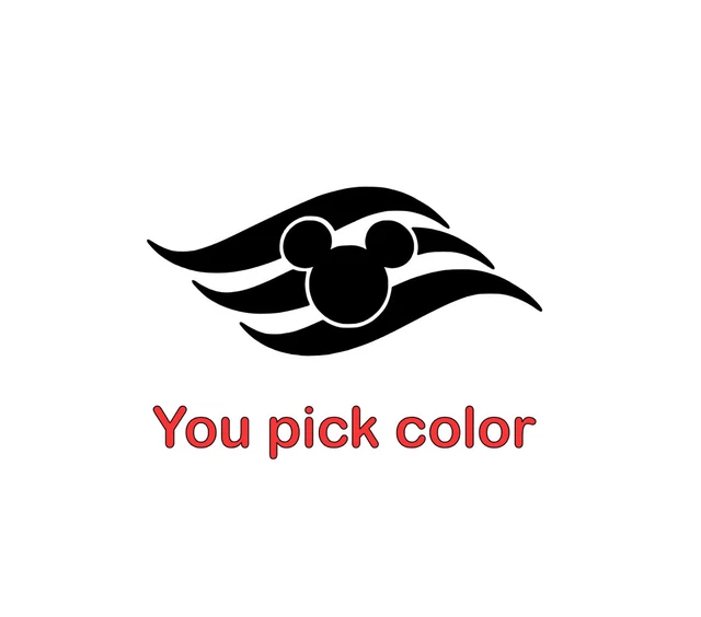 DISNEY CRUISE LINE logo vinyl decal Sticker You Pick Color £3.48
