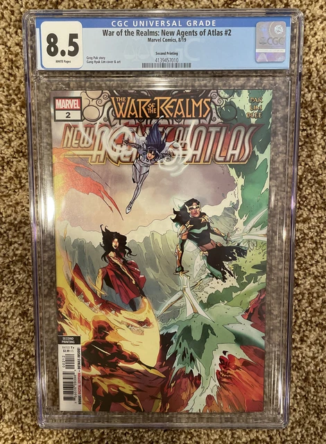 War of the Realms: New Agents of Atlas #2 CGC 8.5 2nd Print 1st App Sword Master
